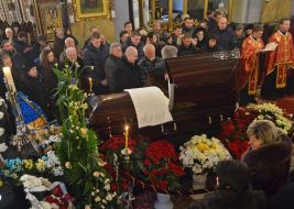 Церемония прощания с Андреем Кузьменко