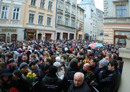 Церемония прощания с Андреем Кузьменко