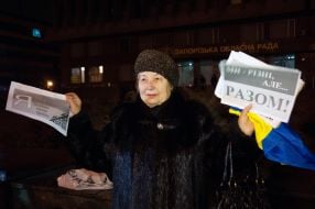 In Zaporozhia honored the memory Munayev Isa, who was killed in the area of ATO