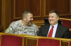 Yuri Bereza and  Arsen Avakov