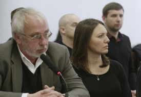 Aleksei Podolsky and Miroslava Gongadze