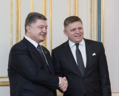 Petr Poroshenko and Robert Fico