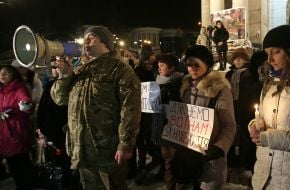 Action honoring the memory of dead soldiers