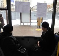 Passengers on the bus