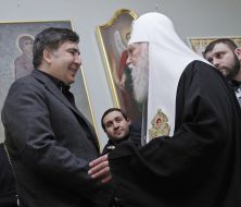 Patriarch Filaret, Mikheil Saakashvili