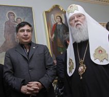 Patriarch Filaret, Mikheil Saakashvili