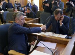 Yuriy Boyko and Oleg Lyashko