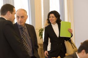 Igor Koliushko, Arkady Nizhnik and  Oksana Syroed