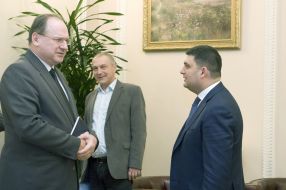 Vladimir Groysman and Henryk Litwin