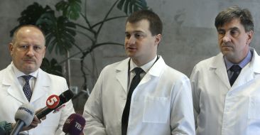 Igor Semeniv, Sergei Berezenko and Andrei Verba
