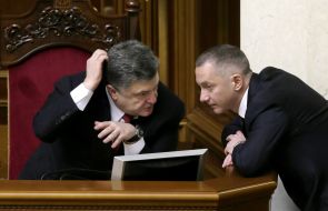 Petr Poroshenko and Borsi Lozhkin