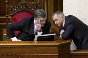 Petr Poroshenko and Borsi Lozhkin