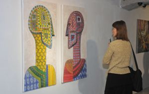 The opening of the pre-auction exhibition of paintings "The line of Mercy"