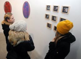 The opening of the pre-auction exhibition of paintings "The line of Mercy"