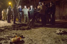 Petro Poroshenko in Kramatorsk