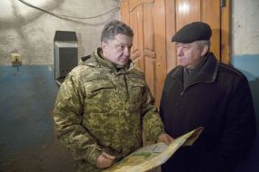 Petro Poroshenko in Kramatorsk