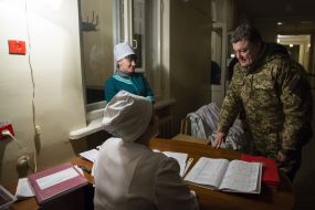 Petro Poroshenko in hospital
