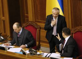 Андрей Парубий, Виктор Пинзеник и Владимир Гройсман