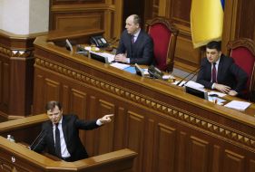 Андрей Парубий, Олег Ляшко и Владимир Гройсман