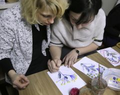 Master class on making "Ukrainian valentines"