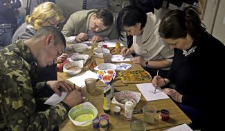 Master class on making "Ukrainian valentines"