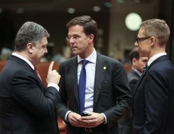 Petro Poroshenko at the EU summit
