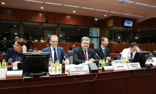 Petro Poroshenko at the EU summit