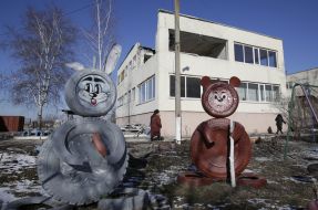 Наслідки обстрілу Попасної