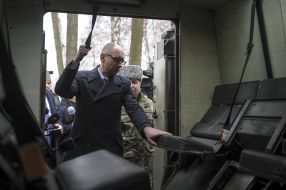 Arseniy Yatsenyuk and Stepan Poltorak