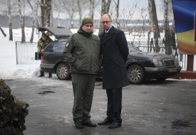 Arsen Avakov and Arseniy Yatsenyuk 