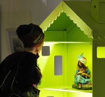 Exhibition of art dolls and contemporary art