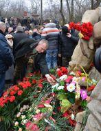 Laying of flowers
