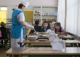 Dining room of Kiev School