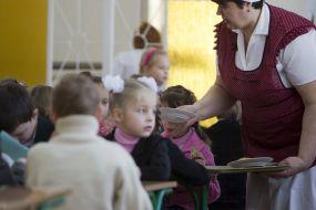 Dining room of Kiev School 