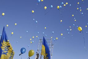 Honoring the memory of the heroes of Nebesnaya Sotnya