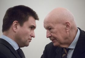 Pavel Klimkin and Vladimir Gorbulin