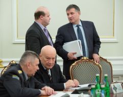 Arsen Avakov and Vladimir Gorbulin
