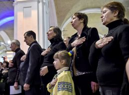 relatives of the heroes of Heaven Hundreds