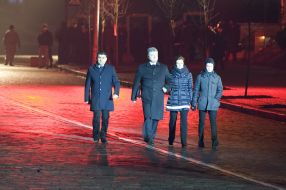 Vladimir Groysman, Petr Poroshenko, Marina Poroshenko and Mikhail Poroshenko