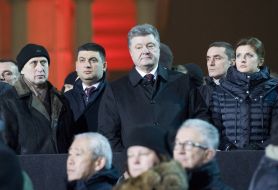 Petr Poroshenko and Vladimir Groysman