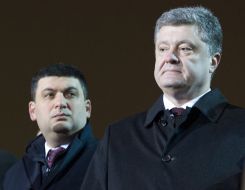 Petr Poroshenko and Vladimir Groysman