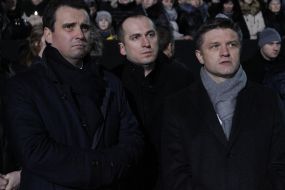 Aivaras Abromavicius, Alexey Pavlenko and Dmitry Shimkiv