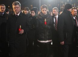 Petr Poroshenko, Marina Poroshenko and Mikhail Poroshenko