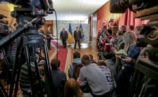 Петро Порошенко та Валентин Резніченко