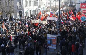 Participants of a rally