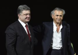Петр Порошенко и Бернар-Анри Леви