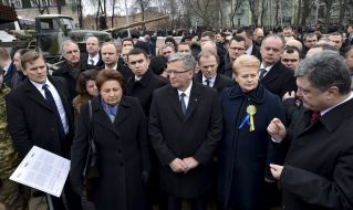 Petr Poroshenko and foreign heads of state, government