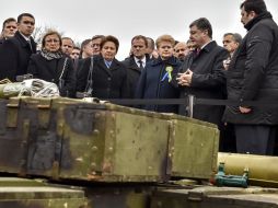 Petr Poroshenko and foreign heads of state, government