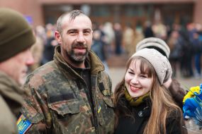Soldiers of the 128 th mountain infantry brigade