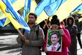 Farewell ceremony with activist Igor Tolmachev